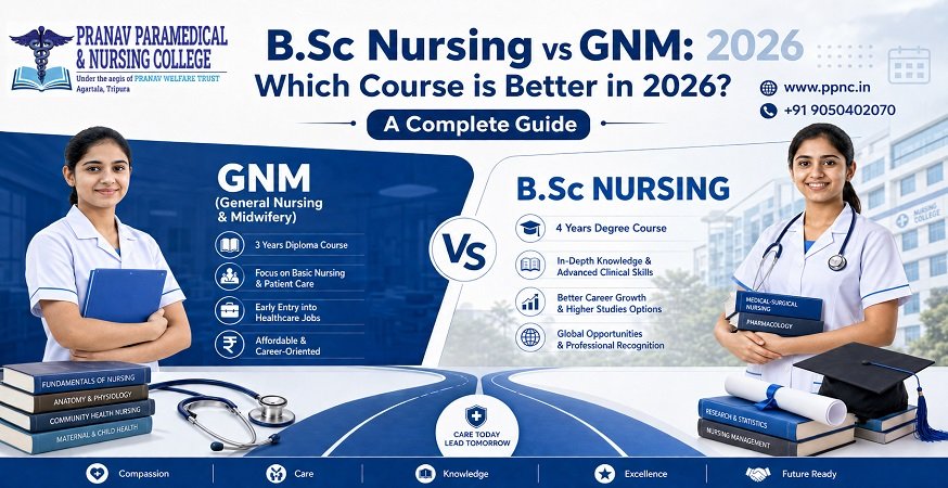 bsc hursing vs gnm which course better 2026