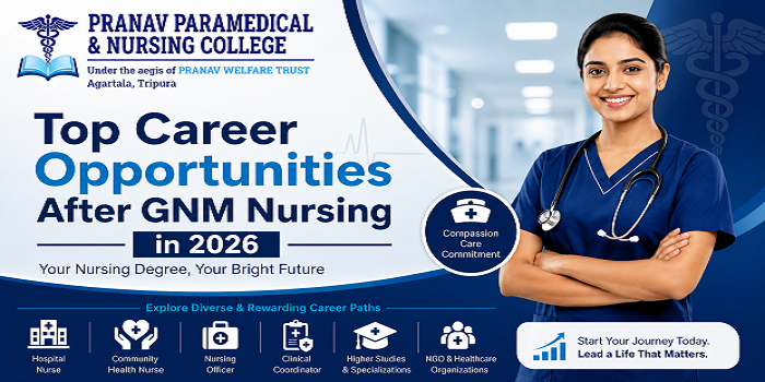 Career opportunities after GNM Nursing for nursing graduates in 2026